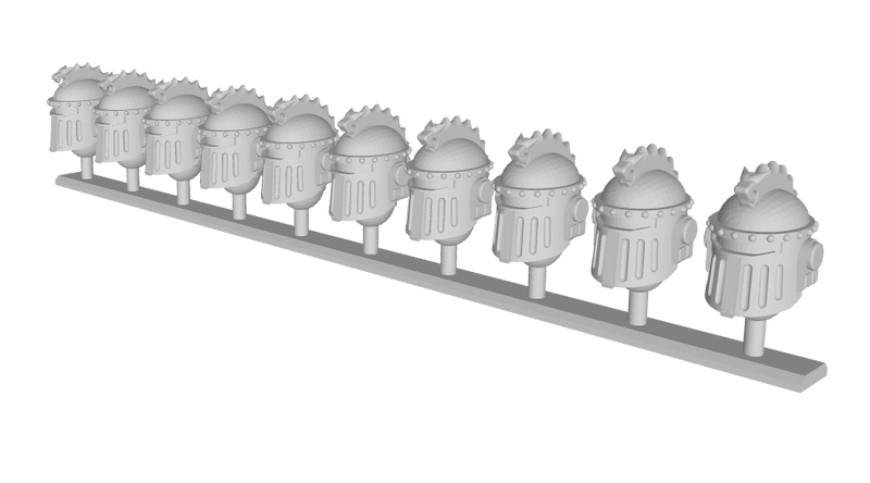 10x Serpent- G:2 Crusader Helmets