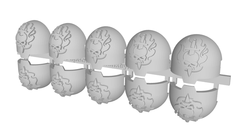 10x Ghosts of Nocturne - T:10a Indomitus Prime Pads