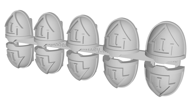10x Tac-Arrow 2 / 1st Squad - G:11a Shoulder Pads