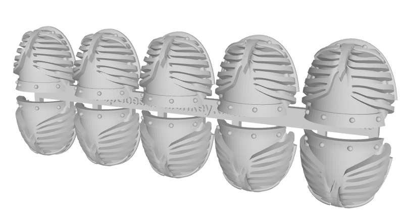 10x Rib Cage - Abhorrent Shoulder Pads