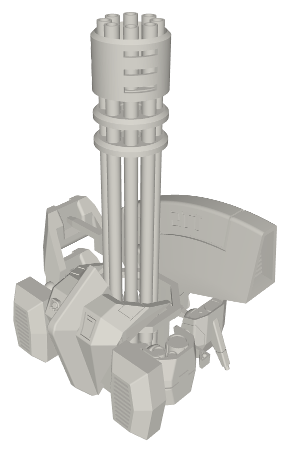 Tsunami Mech : V1-Long Barrel Upgrade Kit