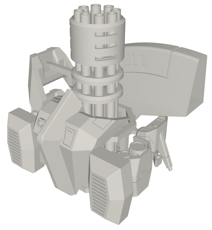 Tsunami Mech : V1-Short Barrel Upgrade Kit
