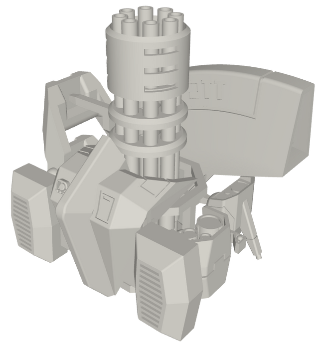 Tsunami Mech : V1-Short Barrel Upgrade Kit