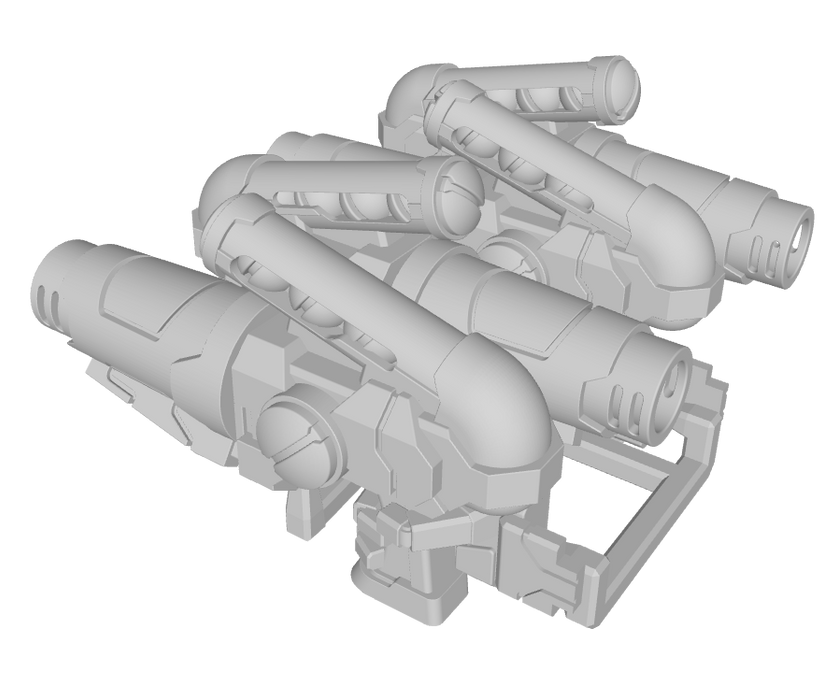 4x Standard Mech : Gunslinger - Airburst Pistols