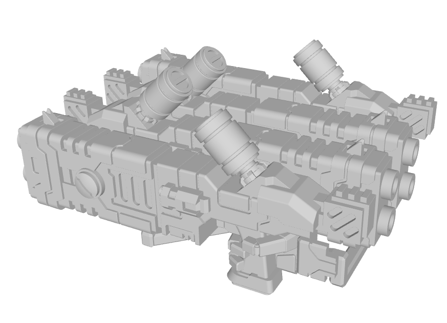 4x Standard Mech : Gunslinger - Fusion Guns