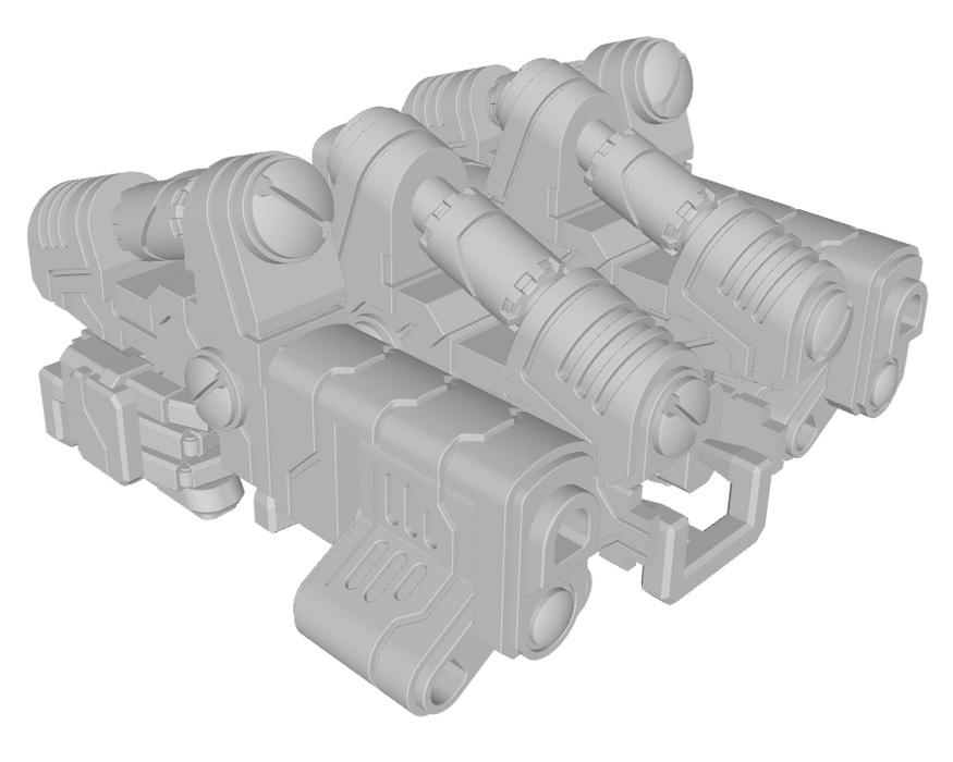 4x Standard Mech : Gunslinger - Ion Pistols