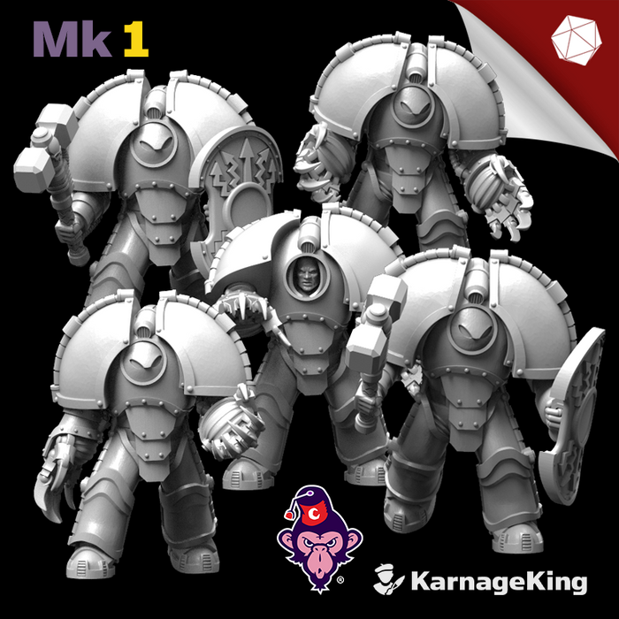 5x Saturnus Terminator Mk:1 Invader Squads (OG)