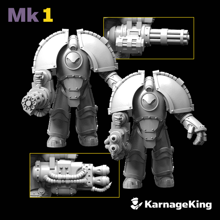 5x Saturnus Terminator Mk:1 Crusader Squads (OG)