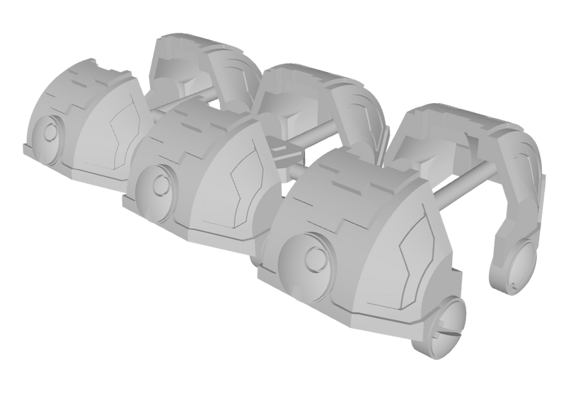 6x Sept'Auta - Standard Mech Pauldrons