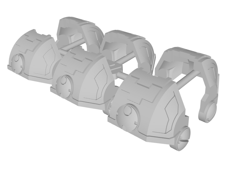 6x Sept'Fals - Standard Mech Pauldrons