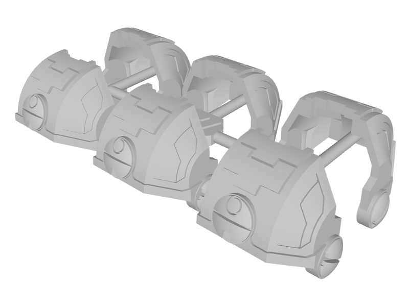 6x Sept'Sace - Standard Mech Pauldrons