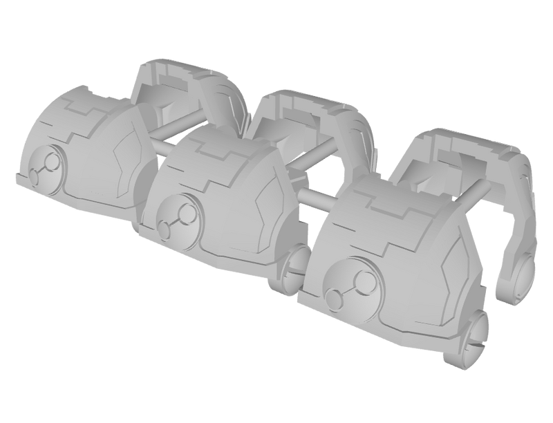 6x Sept'Vior - Standard Mech Pauldrons