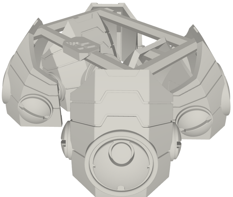 6x Sept'Fals - Tsunami Mech Pauldrons