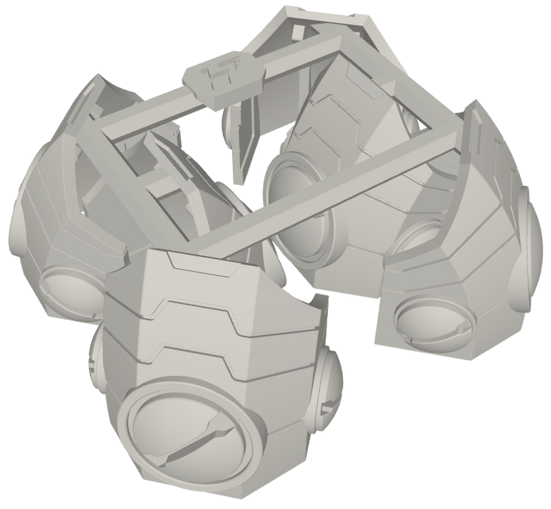 6x Sept'Powr - Tsunami Mech Pauldrons