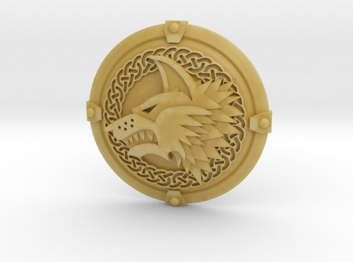 Shaggy Wolf - Round Terminator Shields