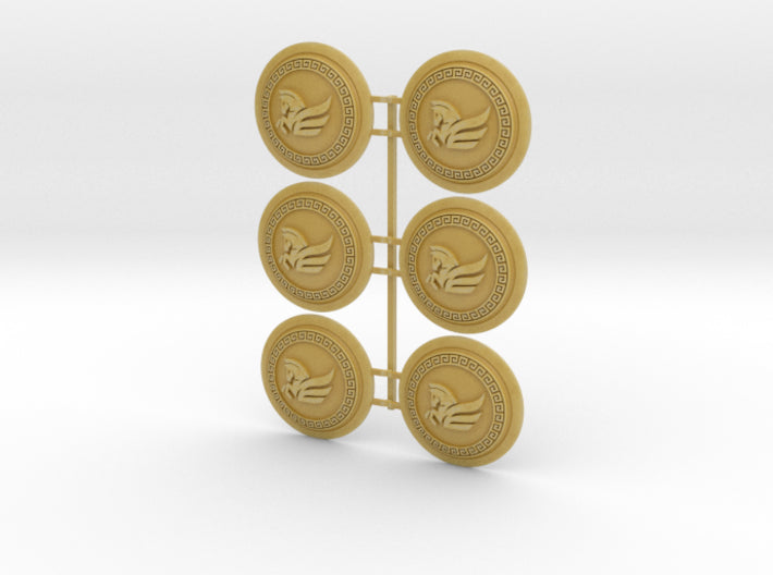 Winged Horse - Round Power Shields (L&R)