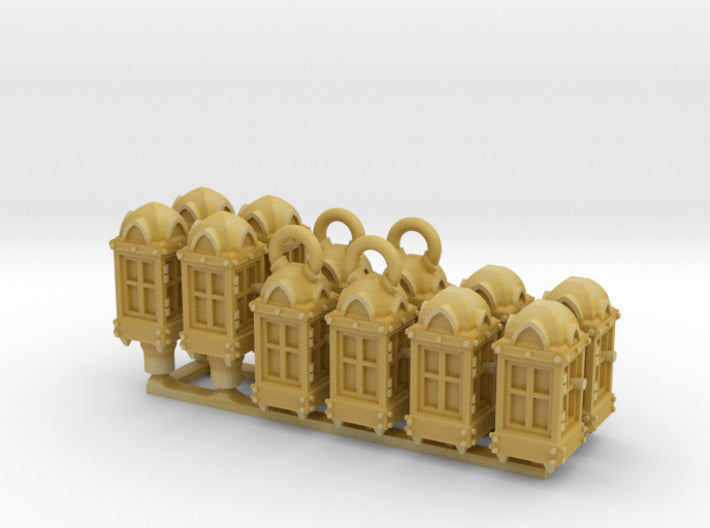 Ship Lanterns: 3 Ways (17 x 6 x 6mm)