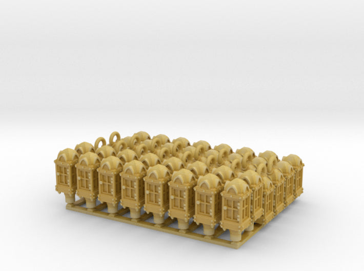 Ship Lanterns: 3 Ways (17 x 6 x 6mm)