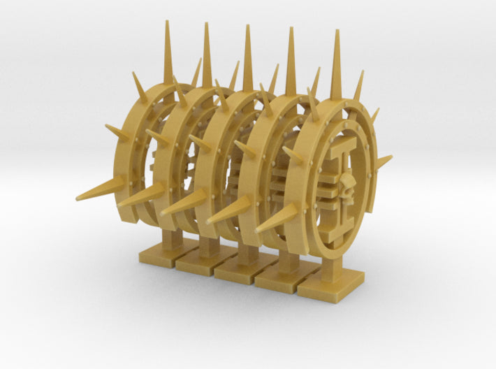 Haloed Iota Sigil - 30 x35mm