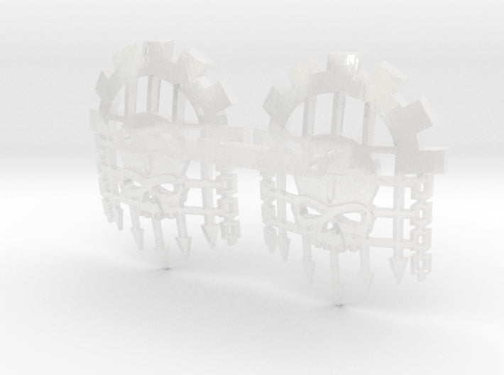 Legio Caged Skull: Squire Shoulder Insignias