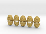 10x Angry Kings - G:11a Shoulder Pads 3d printed