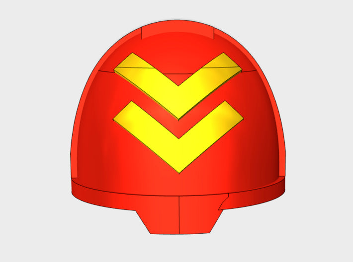 10x Angry Kings - G:13a Shoulder Pads 3d printed