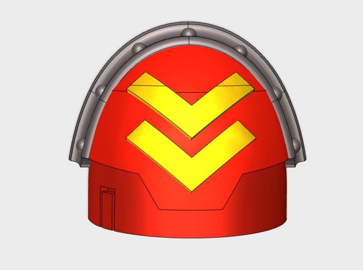 10x Angry Kings - G:9a Shoulder Pads 3d printed