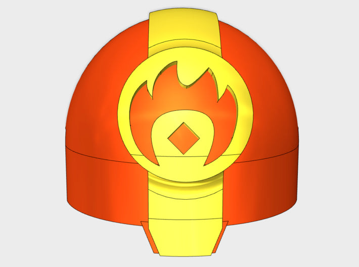 10x Anger Aflame - T:1p Terminator Shoulders 3d printed