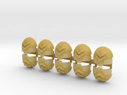 10x Angry Kings - T:1a Terminator Shoulders 3d printed