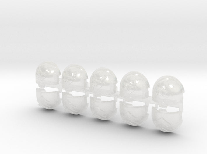 10x Angry Kings - T:1a Terminator Shoulders 3d printed