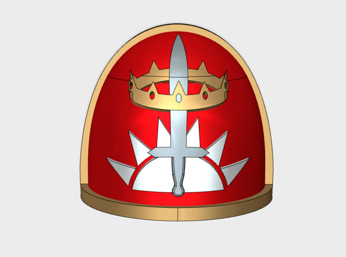 10x Sovereign Blades - G:4a Shoulder Pads 3d printed