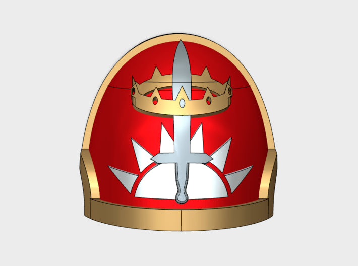 10x Sovereign Blades - G:10a Left Shoulders 3d printed