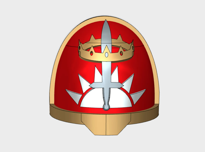 10x Sovereign Blades - G:11a Shoulder Pads 3d printed