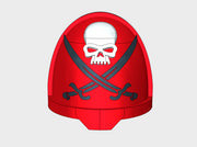 10x Black Sabers - G:11a Shoulder Pads 3d printed