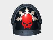 10x Crimson Slaughter - Abhorrent Shoulder Pads 3d printed