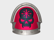 10x Minthras Apostles - Abhorrent Shoulder Pads 3d printed