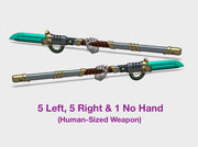 11x Energy Spear: Lucifer (Human Size) 3d printed