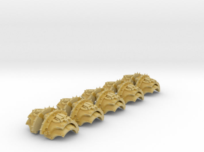 Iron Circle - T:2k Cataphractii Shoulder Set 1 3d printed