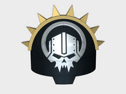 10x Iron Circle - T:1k Spiked Terminator Pads 3d printed