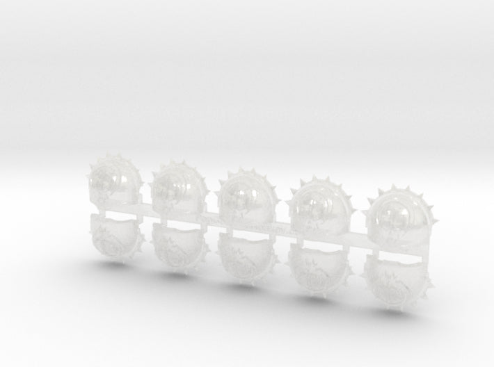 10x Iron Circle- T:4b Chaos Terminator Pads 3d printed