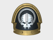 10x Iron Circle - Abhorrent Shoulder Pads 3d printed