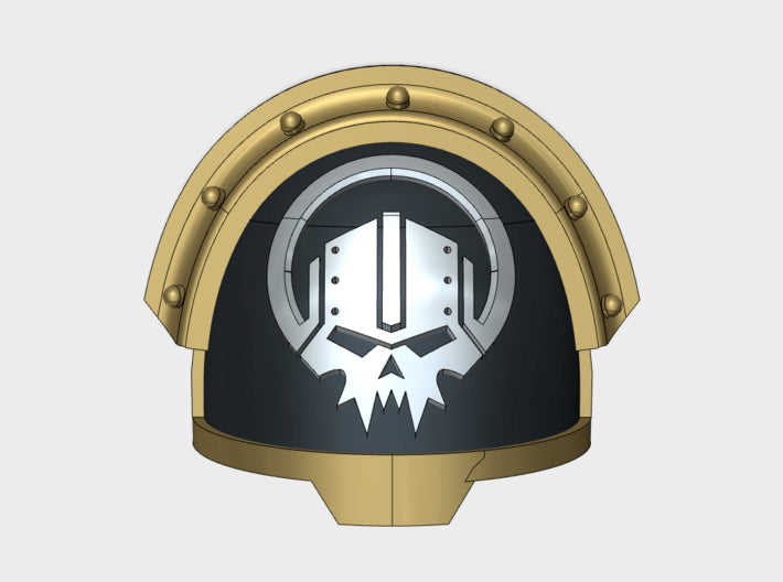 10x Iron Circle - G:13b Shoulder Pads 3d printed