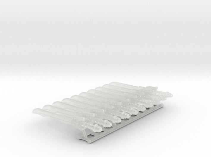 10x Left-handed Energy Sword: Charnbal (30k Size) 3d printed