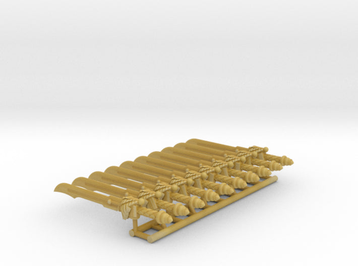 10x Right-handed Energy Sword: Charnbal (30k Size) 3d printed