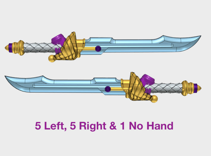 11x Energy Sword : Charnbal (PM) 3d printed