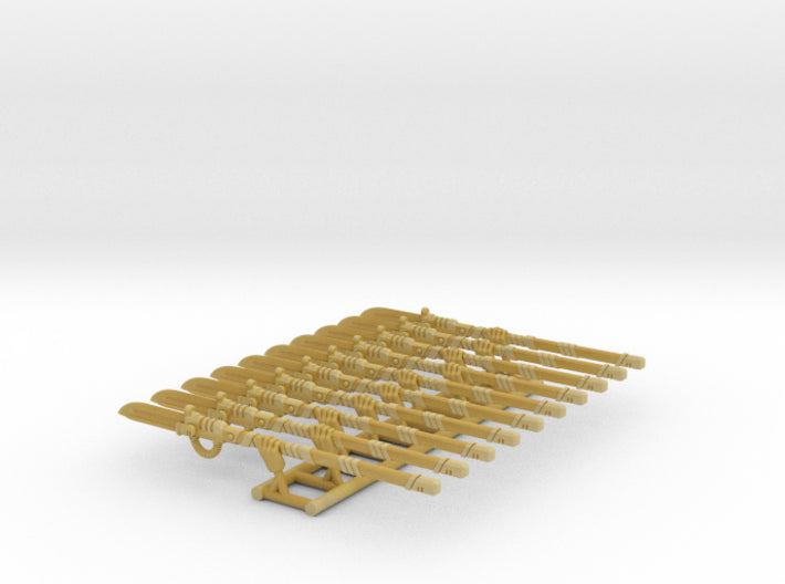 10x Right-handed Energy Spear: Lucifer (Human) 3d printed