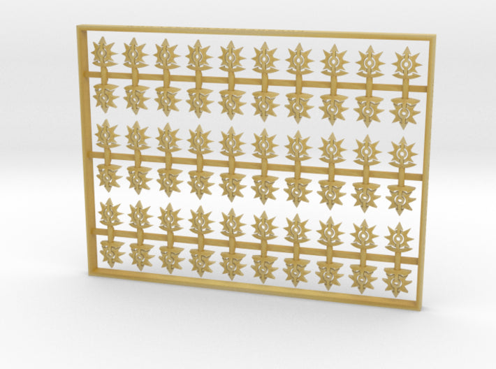 60x Children of Chaos - Shoulder Insignia pack 3d printed