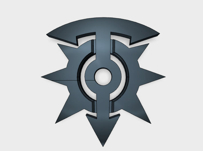 60x Children of Chaos - Shoulder Insignia pack 3d printed