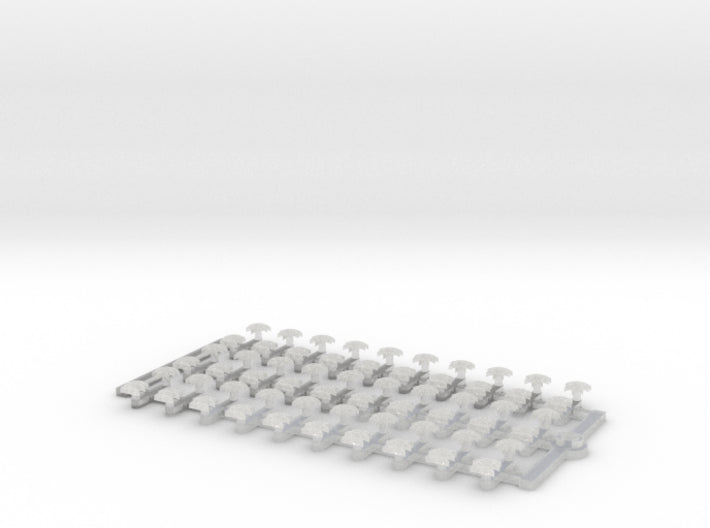 60x Children of Chaos- 3mm Convex Pin Insignias 3d printed