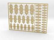 The Children of Chaos - Flat Vehicle Insignia pack 3d printed